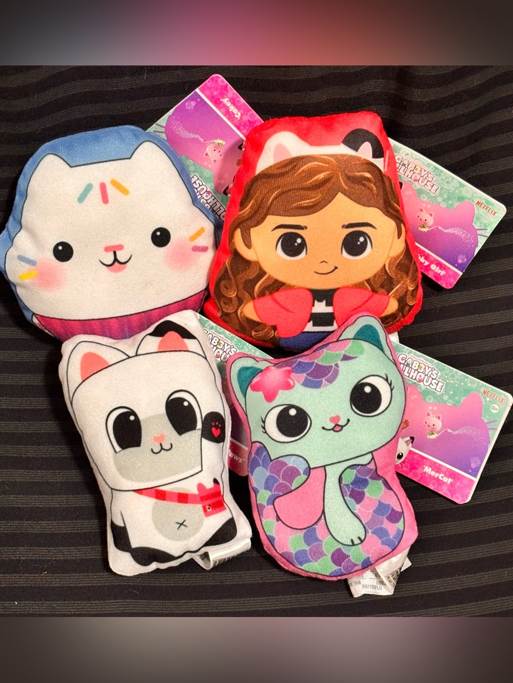 Gabby’s Dollhouse Set of 4” Stuffed Characters